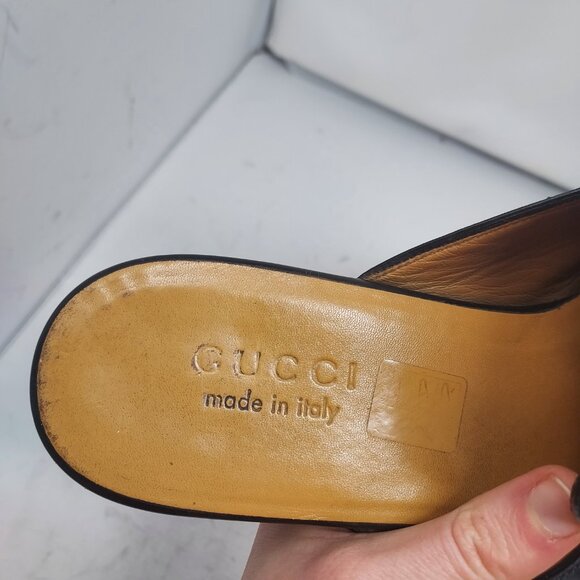 Gucci Black Horsebit Princetown Slide Mule - Picture 5 of 11